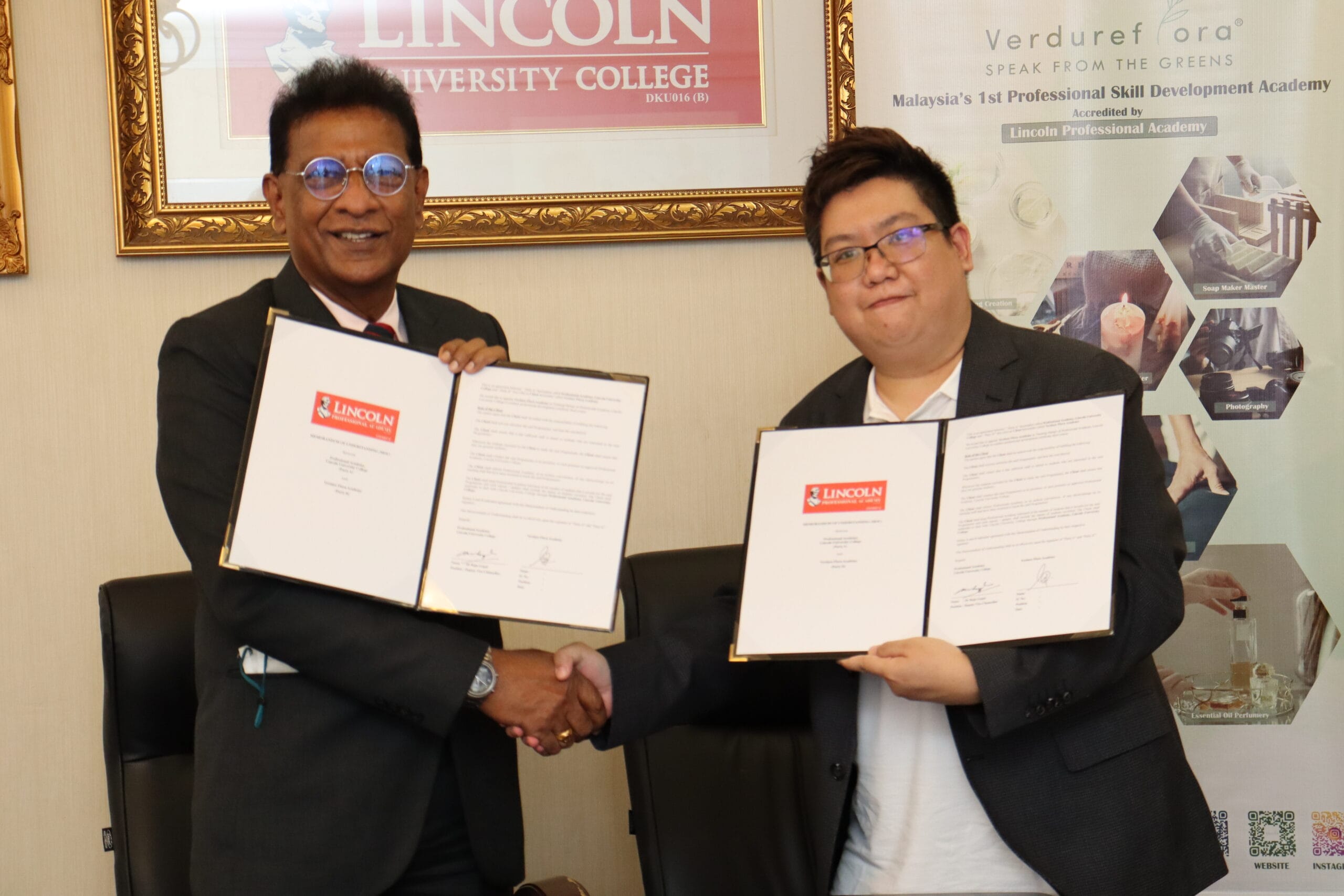 Verdure Flora x Lincoln signing ceremony